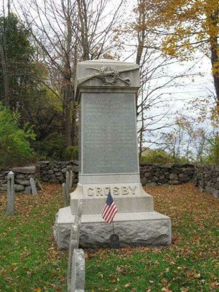 ENOCH CROSBY REVOLUTIONARY WAR MEMORIAL