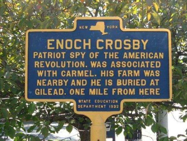 ENOCH CROSBY REVOLUTIONARY WAR MEMORIAL MARKER II