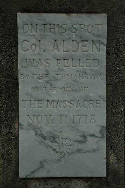 COLONEL ALDEN REVOLUTIONARY WAR MEMORIAL