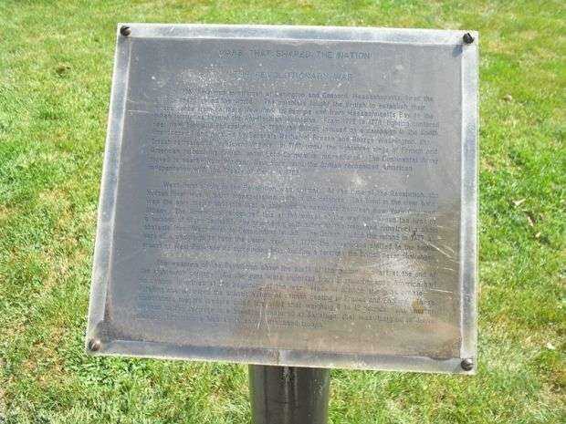 WARS THAT SHAPED THE NATION MEMORIAL PLAQUE
