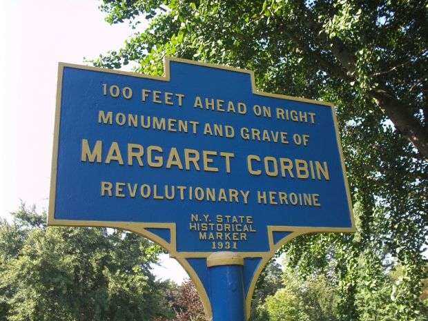 MARGARET CORBIN REVOLUTIONARY WAR MEMORIAL MARKER