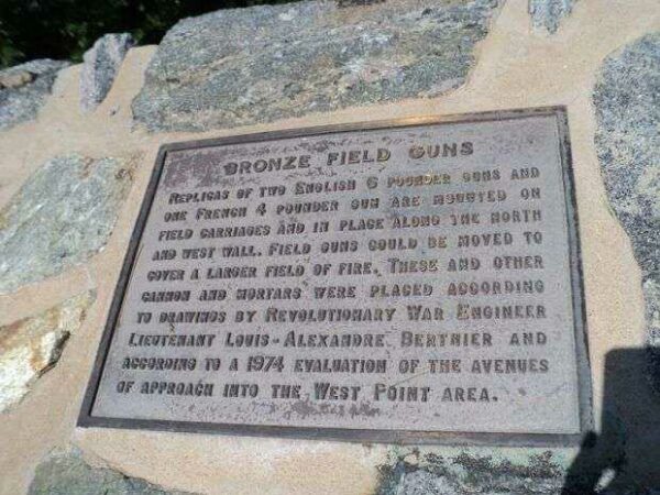 BRONZE FIELD GUNS REVOLUTIONARY WAR MEMORIAL CANNON PLAQUE
