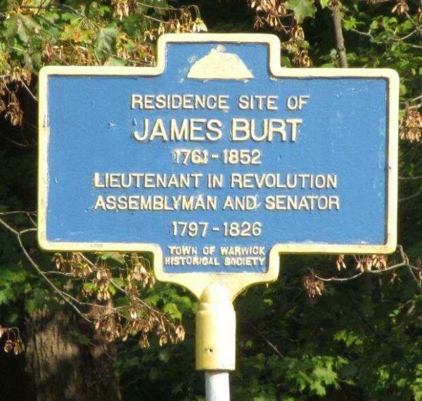 JAMES BURT REVOLUTIONARY WAR MEMORIAL MARKER