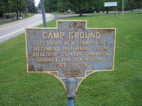 CAMP GROUND REVOLUTIONARY WAR MEMORIAL MARKER