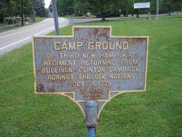 CAMP GROUND REVOLUTIONARY WAR MEMORIAL MARKER