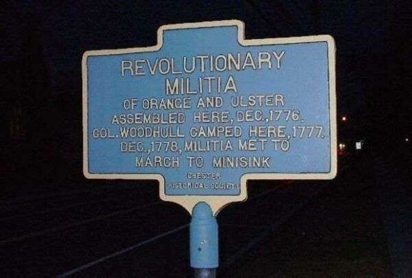 REVOLUTIONARY MILITIA WAR MEMORIAL MARKER