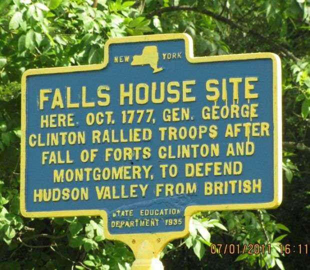 FALLS HOUSE SITE REVOLUTIONARY WAR MEMORIAL MARKER