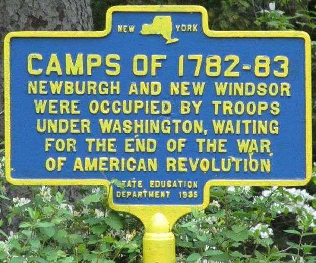 CAMPS OF 1782-83 REVOLUTIONARY WAR MEMORIAL MARKER