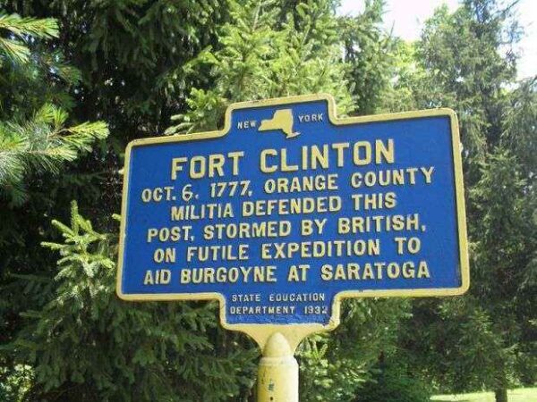 FORT CLINTON REVOLUTIONARY WAR MEMORIAL MARKER
