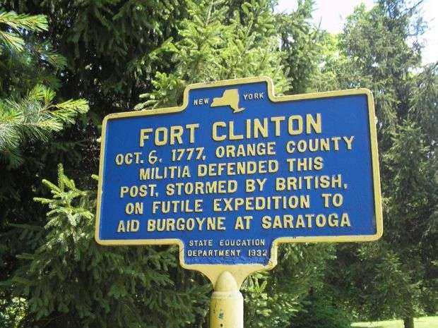 FORT CLINTON REVOLUTIONARY WAR MEMORIAL MARKER