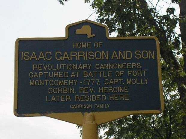 ISAAC GARRISON AND SON REVOLUTIONARY WAR MEMORIAL MARKER