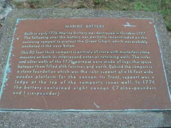 MARINE BATTERY REVOLUTIONARY WAR MEMORIAL