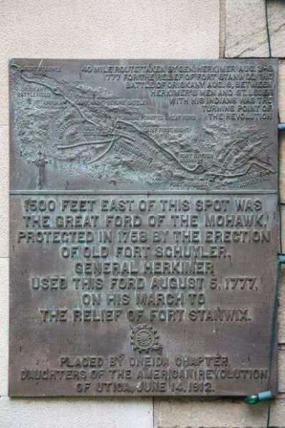 THE GREAT FORD OF THE MOHAWK REVOLUTIONARY WAR MEMORIAL