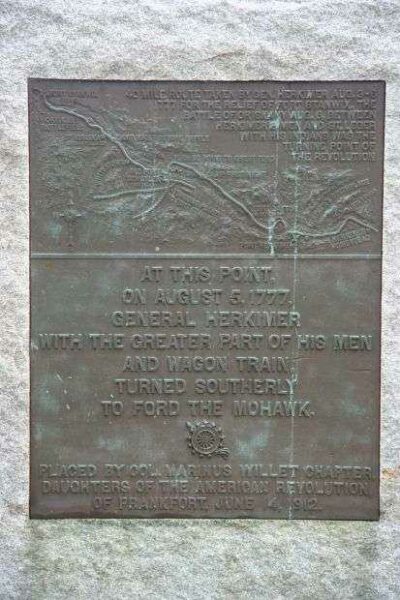 AT THIS POINT REVOLUTIONARY WAR MEMORIAL