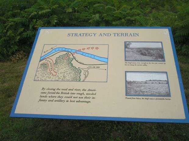 STRATEGY AND TERRAIN REVOLUTIONARY WAR MEMORIAL PLAQUE
