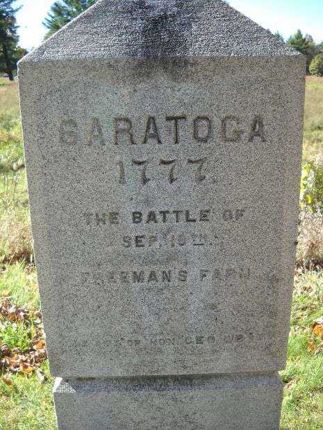 SARATOGA 1777 FREEMAN’S FARM REVOLUTIONARY WAR MEMORIAL