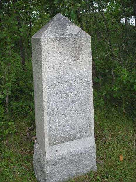 SARATOGA 1777 FIRST ASSAULT REVOLUTIONARY WAR MEMORIAL
