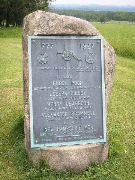 NEW HAMPSHIRE MEN REVOLUTIONARY WAR MEMORIAL