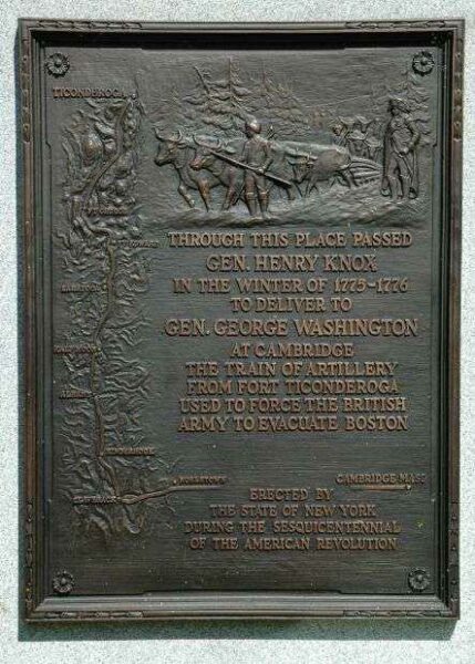 GEN. HENRY KNOX TRIAL REVOLUTIONARY WAR MEMORIAL II