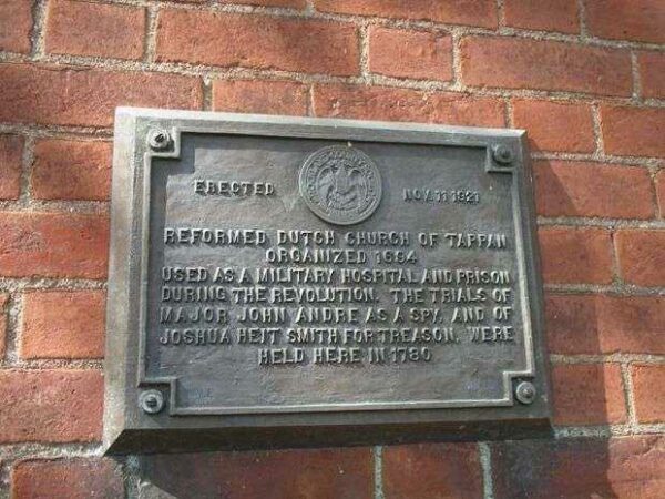 REFORMED DUTCH CHURCH OF TAPPAN MEMORIAL PLAQUE