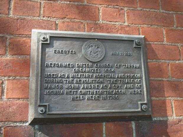 REFORMED DUTCH CHURCH OF TAPPAN MEMORIAL PLAQUE