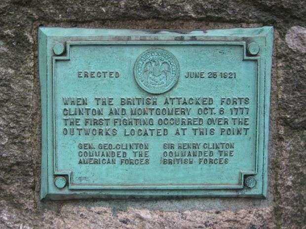 FIRST FIGHTING AT FORT CLINTON REVOLUTIONARY WAR MEMORIAL