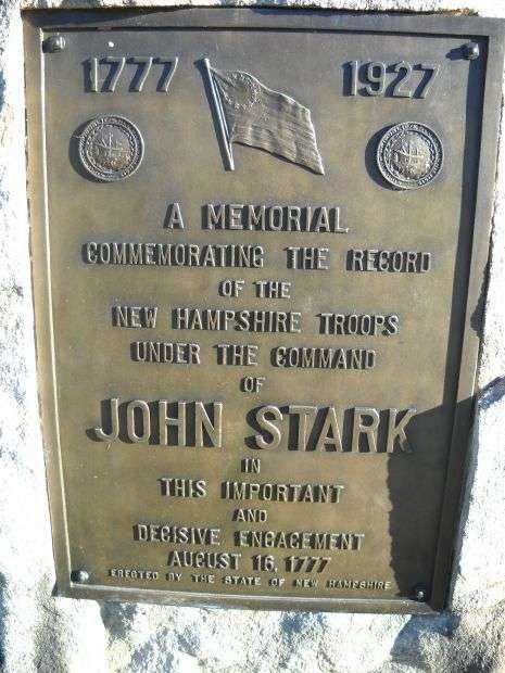 NEW HAMPSHIRE TROOPS REVOLUTIONARY WAR MEMORIAL PLAQUE
