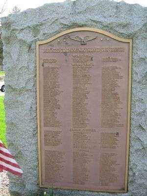 HARWINTON VETERANS MEMORIAL