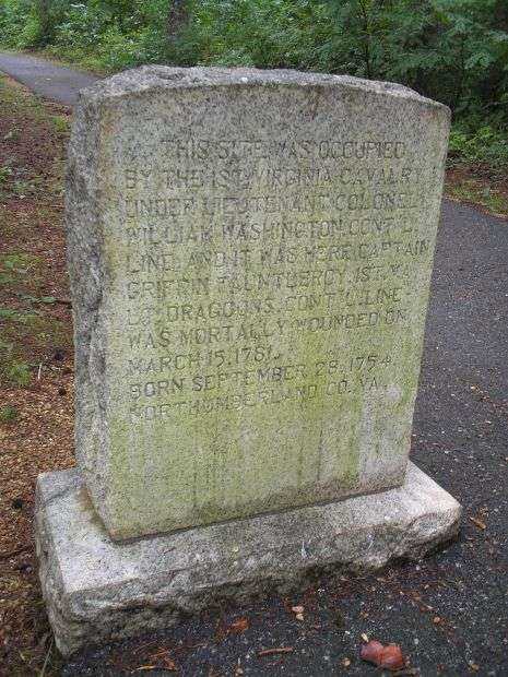 1ST VIRGINIA CAVALRY REVOLUTIONARY WAR MEMORIAL