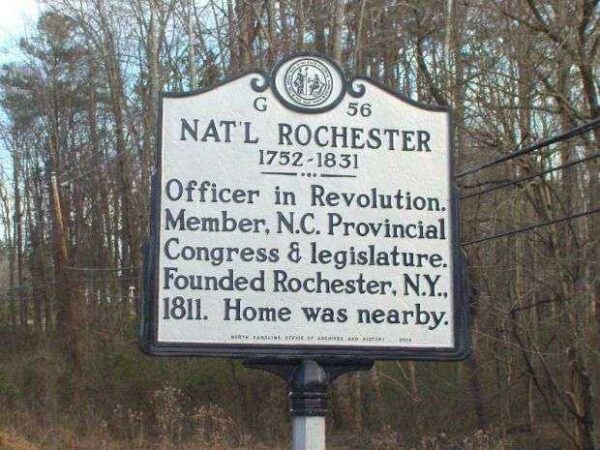 NAT’L ROCHESTER REVOLUTIONARY WAR MEMORIAL MARKER