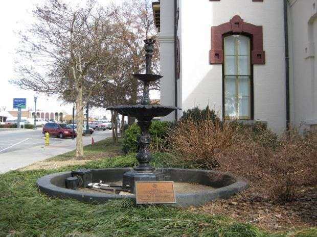 THE CABARRUS BLACK BOYS WAR MEMORIAL FOUNTAIN