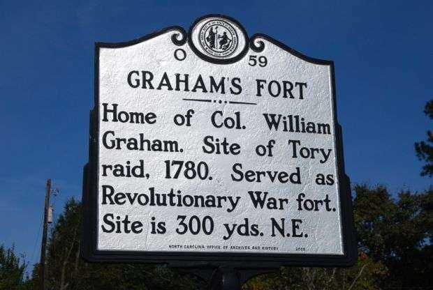 GRAHAM’S FORT REVOLUTIONARY WAR MEMORIAL MARKER