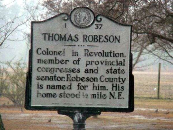 THOMAS ROBESON REVOLUTIONARY WAR MEMORIAL MARKER