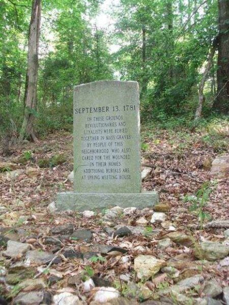 SEPTEMBER 13, 1781 REVOLUTIONARY WAR MEMORIAL
