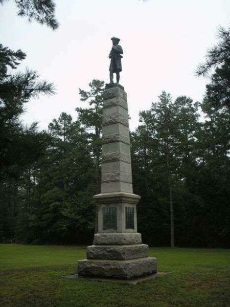 THE BATTLE OF THE ALAMANCE WAR MEMORIAL