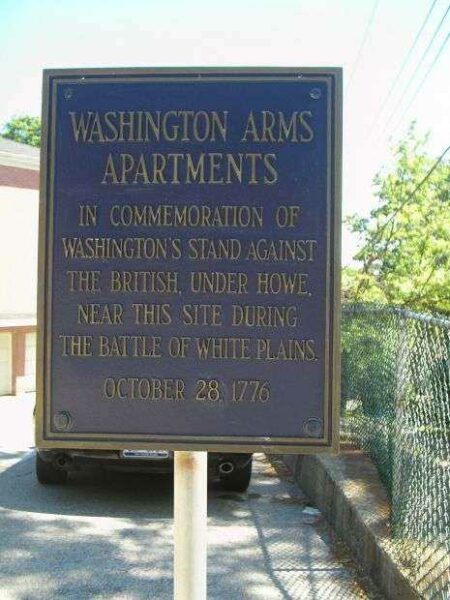 WASHINGTON ARMS REVOLUTIONARY WAR MEMORIAL MARKER