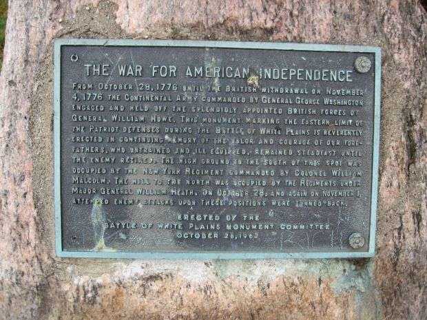 THE WAR FOR AMERICAN INDEPENDENCE WAR MEMORIAL CANNON PLAQUE
