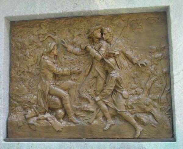 ANDRE CAPTORS MEMORIAL BAS-RELIEF