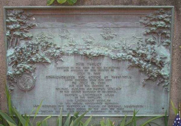 ACTION IN TARRYTOWN REVOLUTIONARY WAR MEMORIAL PLAQUE