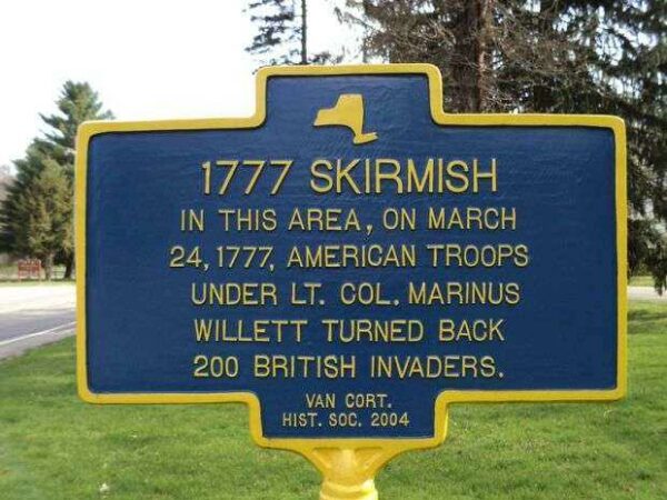 1777 SKIRMISH REVOLUTIONARY WAR MEMORIAL MARKER