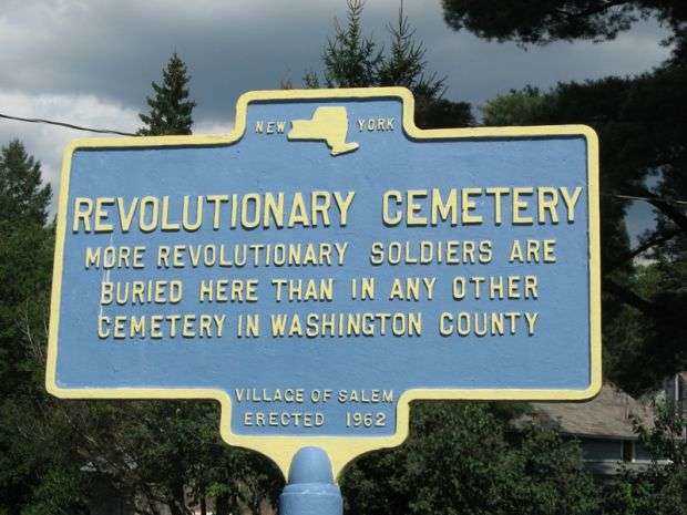 REVOLUTIONARY CEMETERY REVOLUTIONARY WAR MEMORIAL MARKER