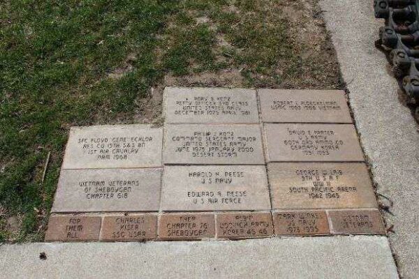 SHEBOYGAN VIETNAM VETERANS MEMORIAL TANK PAVERS A
