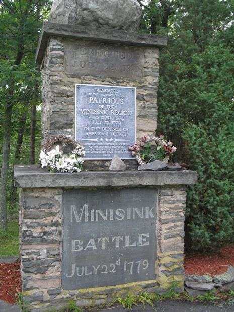 MINISINK BATTLE REVOLUTIONARY WAR MEMORIAL