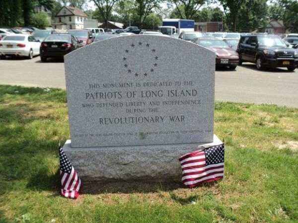 PATRIOTS OF LONG ISLAND REVOLUTIONARY WAR MEMORIAL