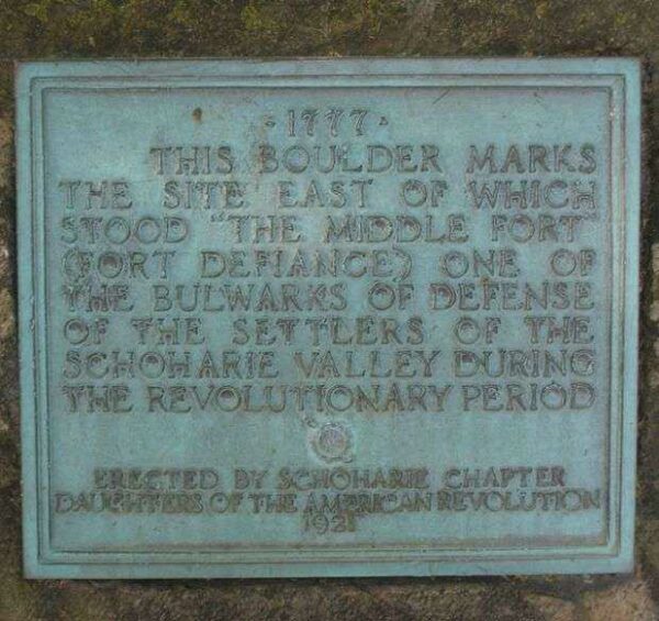 “THE MIDDLE FORT” REVOLUTIONARY WAR MEMORIAL