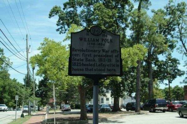 WILLIAM POLK REVOLUTIONARY SOLDIER MEMORIAL MARKER