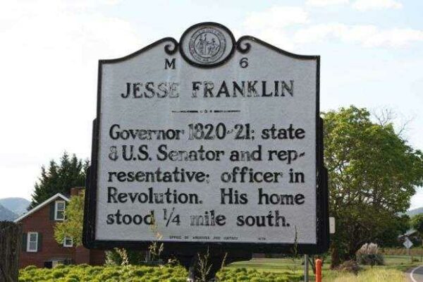 JESSE FRANKLIN REVOLUTIONARY SOLDIER MEMORIAL MARKER