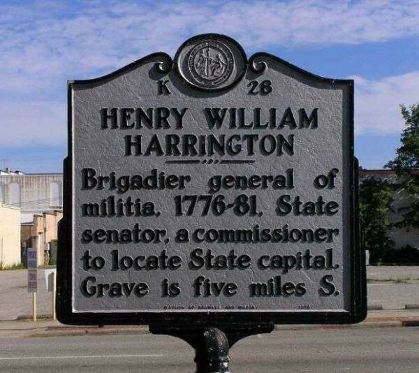 HENRY WILLIAM HARRINGTON REVOLUTIONARY WAR MEMORIAL MARKER