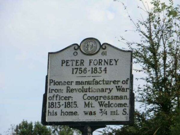 PETER FORNEY REVOLUTIONARY SOLDIER MEMORIAL MARKER
