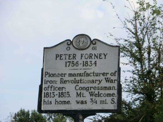 PETER FORNEY REVOLUTIONARY SOLDIER MEMORIAL MARKER